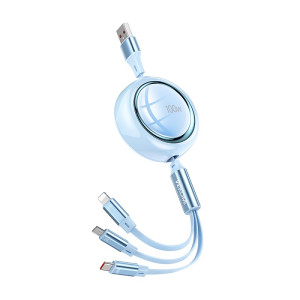 Cablu Wekome WDC-18 Star 3in1 (100W) [Blue]