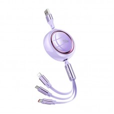 Cablu Wekome WDC-18 Star 3in1 (100W) [Purple]