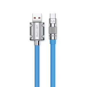 Cablu Wekome WDC-186 Type-C 6A (L=1M) [Blue]