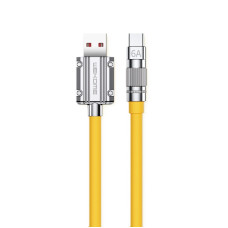 Cablu Wekome WDC-186 Type-C 6A (L=1M) [Yellow]
