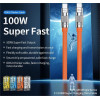 Кабель Wekome WDC-188 Wingle Series Fast Charging Cable 100W Type C to Type C [Orange]