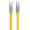 Кабель Wekome WDC-188 Wingle Series Fast Charging Cable 100W Type C to Type C [Yellow]