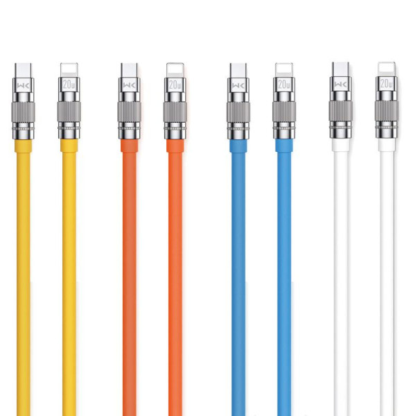 Кабель Wekome WDC-188 Wingle Series Fast Charging Cable 100W Type C to Type C [Yellow]