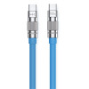 Cablu Wekome WDC-188 Wingle Series Fast Charging Cable 100W Type C to Type C [Blue]