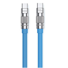 Cablu Wekome WDC-188 Wingle Series Fast Charging Cable 100W Type C to Type C [Blue]