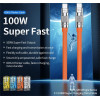 Cablu Wekome WDC-188 Wingle Series Fast Charging Cable 100W Type C to Type C [Blue]