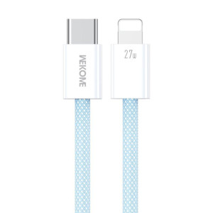 Cablu Wekome WDC-21 Original PD27W Super Fast Charging Data Cable Type C to Lithning [Blue]