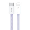 Cablu Wekome WDC-21 Original PD27W Super Fast Charging Data Cable Type C to Lithning [Purple]