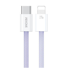 Кабель  Wekome WDC-21 Original PD27W Super Fast Charging Data Cable Type C to Lithning [Purple]