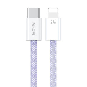 Cablu Wekome WDC-21 Original PD27W Super Fast Charging Data Cable Type C to Lithning [Purple]
