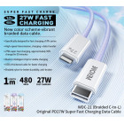 Кабель  Wekome WDC-21 Original PD27W Super Fast Charging Data Cable Type C to Lithning [Purple]