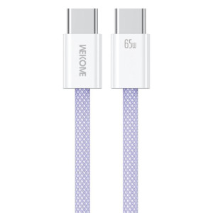 Cablu Wekome WDC-21 Original 65W Super Fast Charging Data Cable Type C to Type C [Purple]