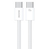 Кабель Wekome WDC-21 Original 65W Super Fast Charging Data Cable Type C to Type C [White]