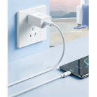 Cablu Wekome WDC-22 Origin All-Compatible 120W Super Fast Charging Data Cable USB-A to Type-C [White]