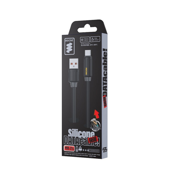 Cablu Wekome WDC-27a Fully Type-C (66W) [Black]