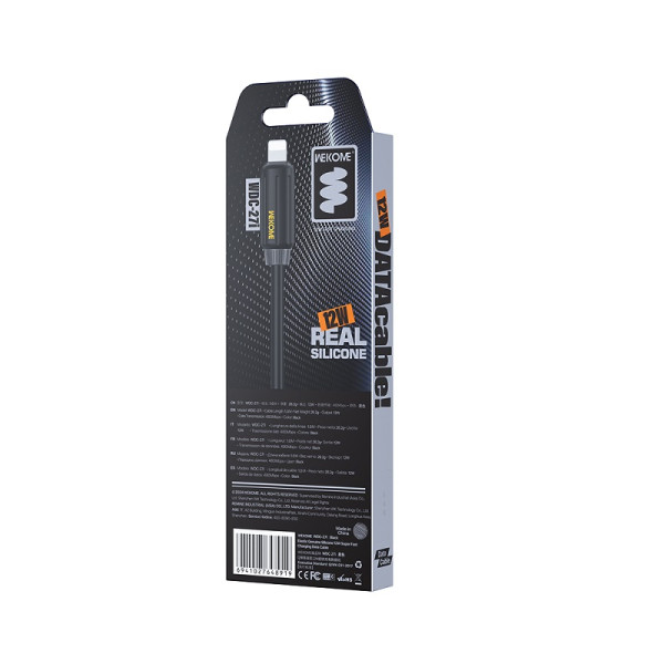 Cablu Wekome WDC-27i Genuine Lighting (12W) [Black]