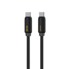 Cablu Wekome WDC-28 Elastic USB-C to USB-C (PD65W) [Black]