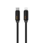 Cablu Wekome WDC-29 Elastic USB-C to Lighting (PD30W) [Black]