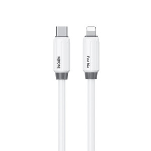 Cablu Wekome WDC-29 Elastic USB-C to Lighting (PD30W) [White]