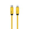 Cablu Wekome WDC-29 Elastic USB-C to Lighting (PD30W) [Yellow]
