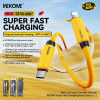Cablu Wekome WDC-29 Elastic USB-C to Lighting (PD30W) [Yellow]