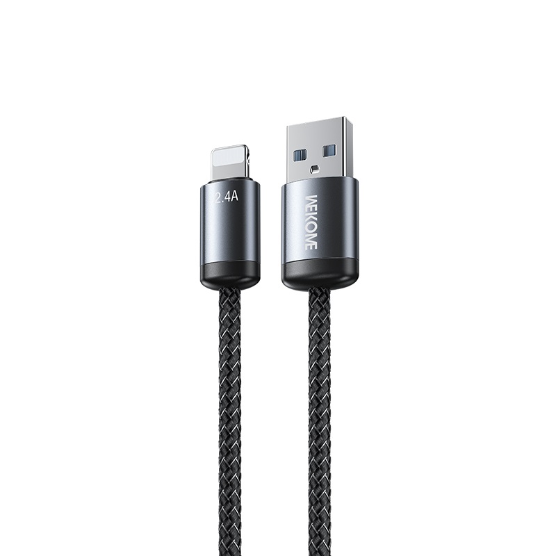 Cablu Wekome WDC-32 RaythonGen2 Super Fast Charging Data Cable USB-A to Lithtning [Black]