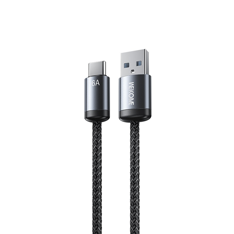 Cablu Wekome WDC-32 RaythonGen2 Super Fast Charging Data Cabl USB-A to Type C [Black]