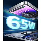 Cablu Wekome WDC-32 RaythonGen2 Super Fast Charging Data Cabl USB-A to Type C [Black]