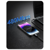 Cablu Wekome WDC-32 RaythonGen2 Super Fast Charging Data Cabl USB-A to Type C [Black]
