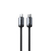 Cablu Wekome WDC-33 Raython Gen2 PD35W Super Fast Charging Data Cable Type C to Lithning [Black]
