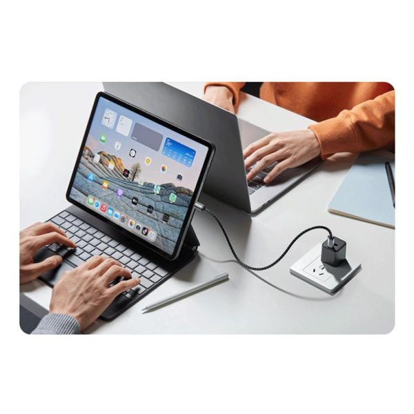 Cablu Wekome WDC-33 Raython Gen2 PD35W Super Fast Charging Data Cable Type C to Lithning [Black]