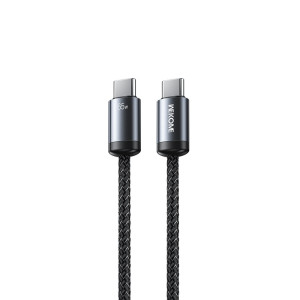 Cablu Wekome WDC-35 Raython Gen2 PD65W Super Fast Charging Data Cable Type C to Type C [Black]