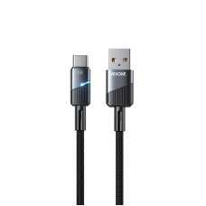Cablu Wekome WDC-36a Raython Series Intelligent Power-off Super Fast Charging USB-A to Type C [Black]