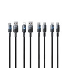 Cablu Wekome WDC-36i Raython Series Intelligent Power-off Super Fast Charging USB-A to Lithning C [Black]