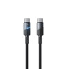 Cablu Wekome WDC-38 65W Raython Series Intelligent Power-off Super Fast Charging Type C-Type C [Black]
