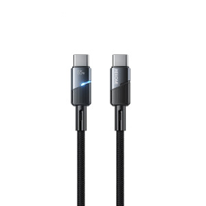 Cablu Wekome WDC-38 65W Raython Series Intelligent Power-off Super Fast Charging Type C-Type C [Black]
