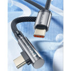 Кабель  Wekome WDC-43 PD65W Raython Series Right-Angle Gaming Type C to Type C [Grey]
