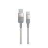 Cablu Wekome WDC-45 66W Magneto Series Super Fast Charging Magnetic Data Cable USB-A to Type C [Grey]