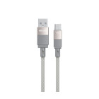 Cablu Wekome WDC-45 66W Magneto Series Super Fast Charging Magnetic Data Cable USB-A to Type C [Grey]