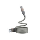 Cablu Wekome WDC-45 66W Magneto Series Super Fast Charging Magnetic Data Cable USB-A to Type C [Grey]