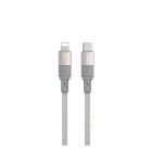 Cablu Wekome WDC-47 PD35W Magneto SeriesSuper Fast Charging Magnetic Data Cabl Type C to Lithning [Grey]