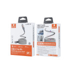 Cablu Wekome WDC-47 PD35W Magneto SeriesSuper Fast Charging Magnetic Data Cabl Type C to Lithning [Grey]