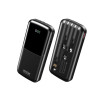 Power Bank Wekome WP-65 22.5W Cabled Super Fast Charging Power Bank 10000mAh [Black]