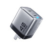 Incarcator de retea Wekome WP-U02 Mecha Series 40W 2C GaN Charger (EU) [Silver]