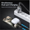 Incarcator de retea Wekome WP-U02 Mecha Series 40W 2C GaN Charger (EU) [Silver]