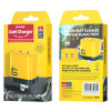 Încărcător de retea Wekome WP-U128 Charger GaN 40W C+C (EU) [Yellow]