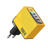 Incarcator de retea Wekome WP-U155 GaN Charger 100W 1A+2C (EU) [Yellow]