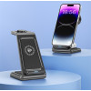 Incarcator wireless Wekome WP-U168 Pop Series Wireless Charger(3-IN-1 ) [Black]