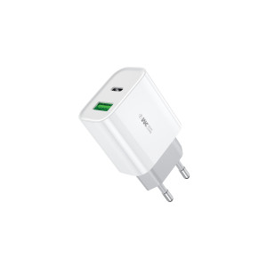 Incarcator de retea Wekome WP-U53 QC 3.0+PD20W [White]