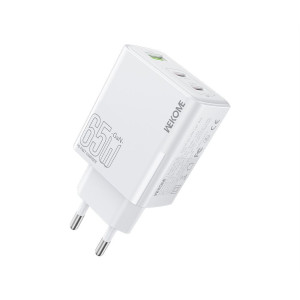 Зарядное устройство Wekome WP-U66 Kinkong GaN Charger 65W A+C+C (EU) [White]